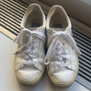 Veja White Leather Women's Sneakers